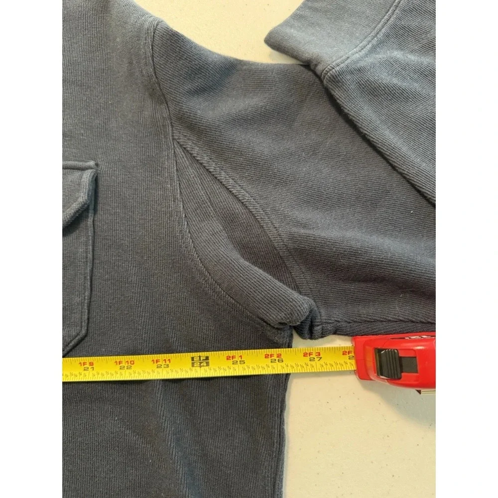 Duluth Trading‎ Men's Size XL Navy Blue Thermal Henley Outdoor Work Chore EUC